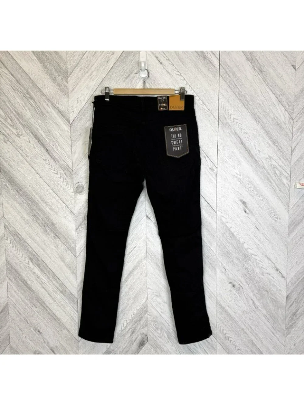 DU/ER Duer No Sweat Slim Pants Mens Size 31x30 Black Nature2X NWT NEW